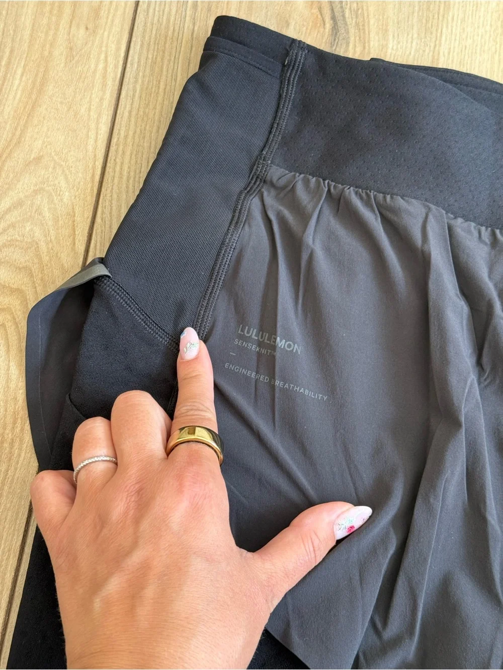 Lululemon SenseKnit Composite High-Rise Running Short